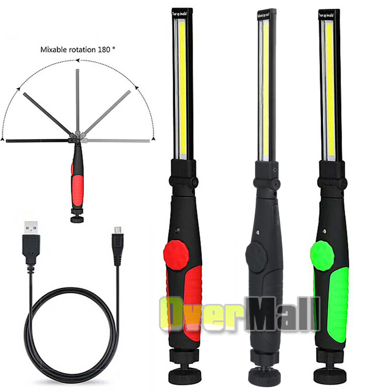 8000LM Cordless LED Work Light Handheld Dimmable Rechargeable with Magnetic Base