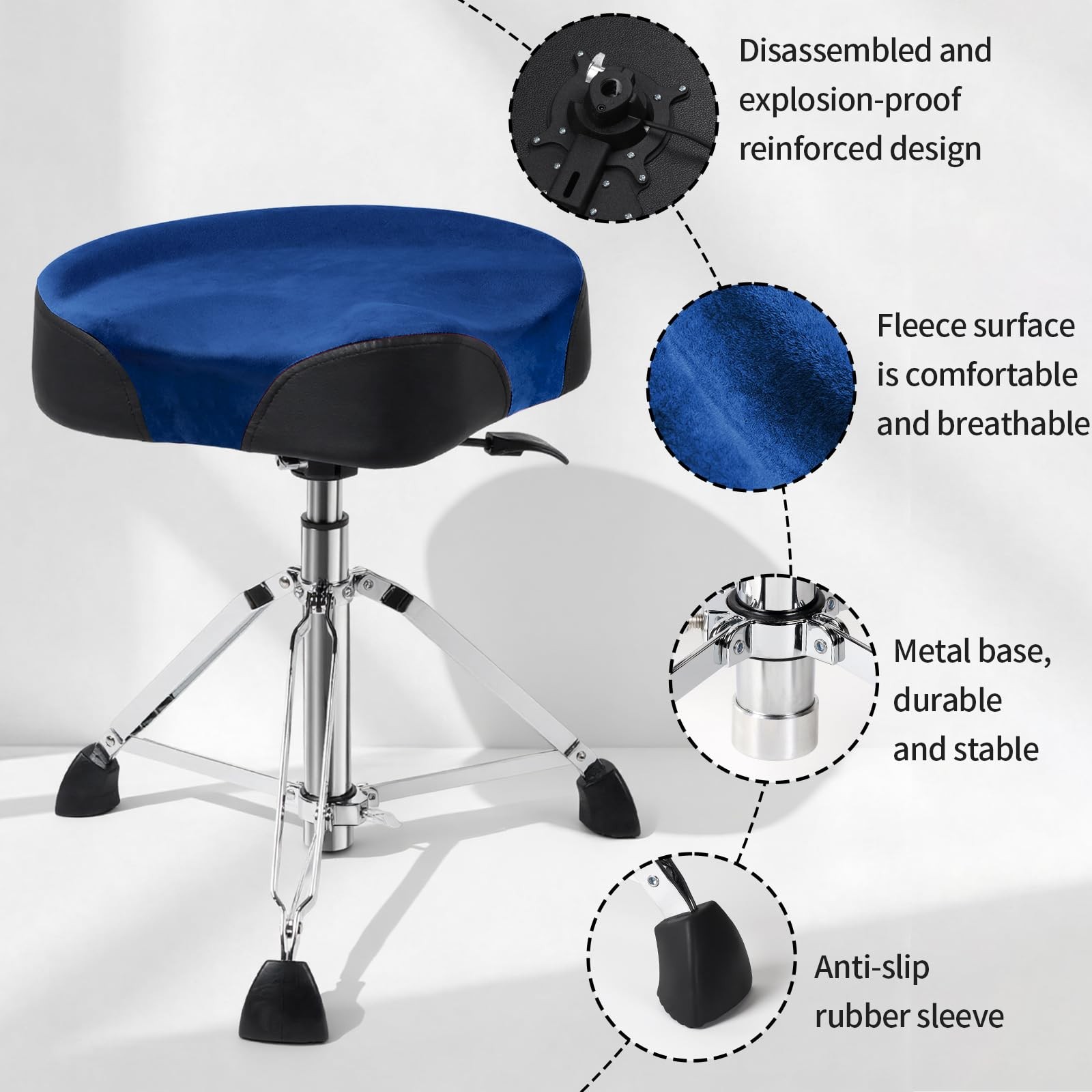 Saddle Drum Throne, Hydraulic Drum Throne, Disassemble Heavy Duty Drum Seat, ...
