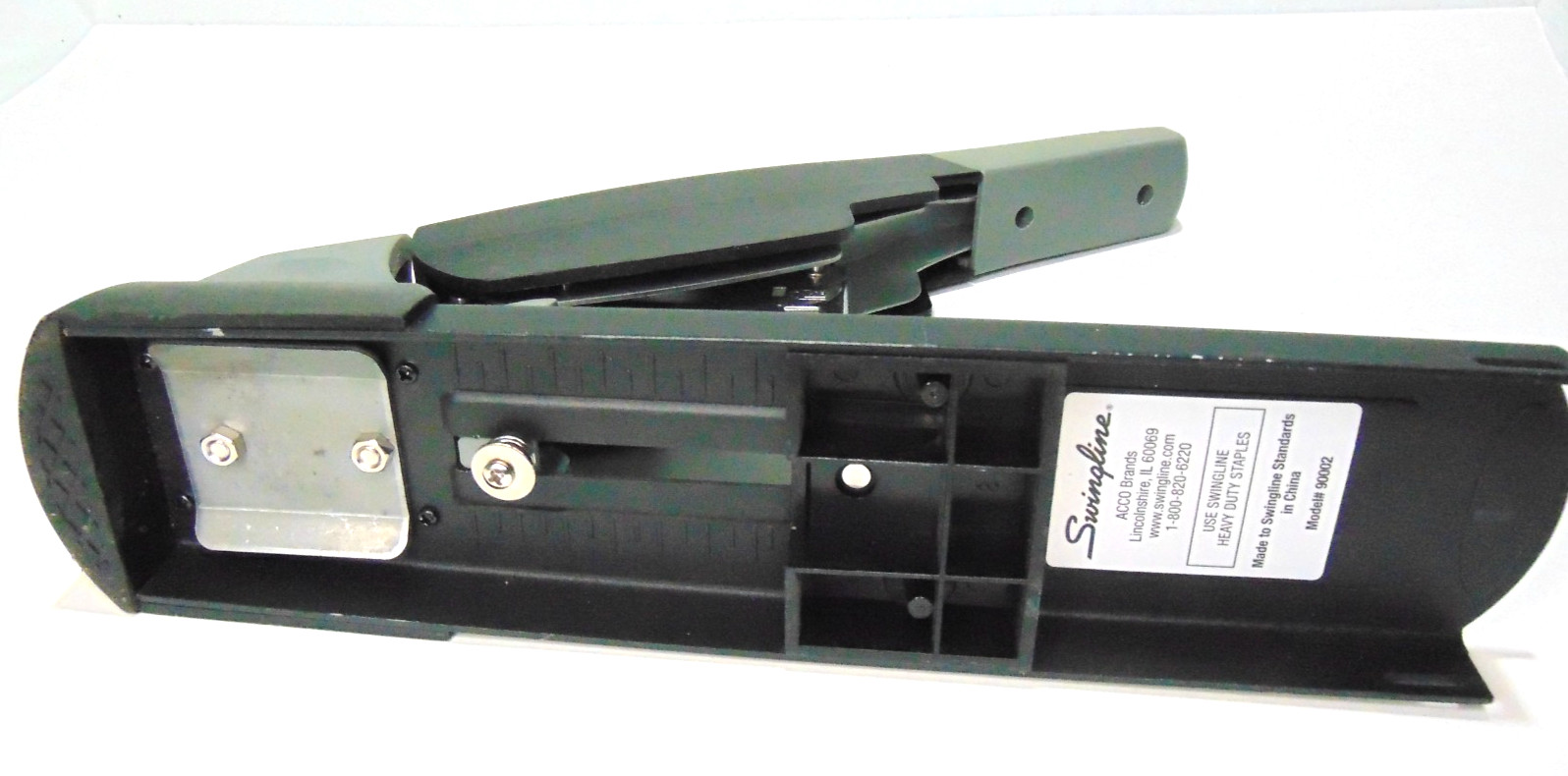 Swingline High-Capacity Heavy-Duty Stapler 210-Sheet Capacity Black/Gray 90002