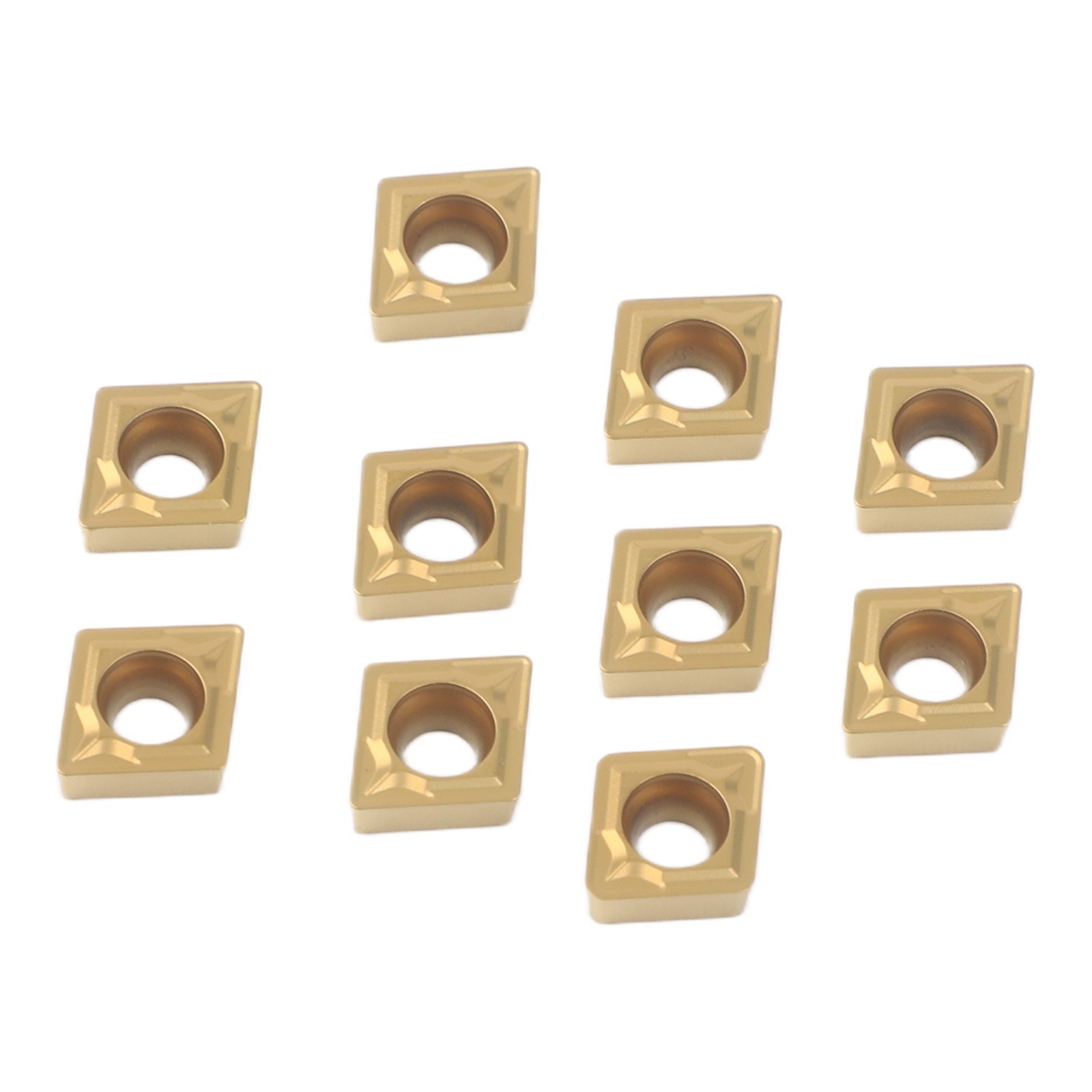 10pcs CCMT060204 Carbide Inserts US735 for CNC Metalworking Applications