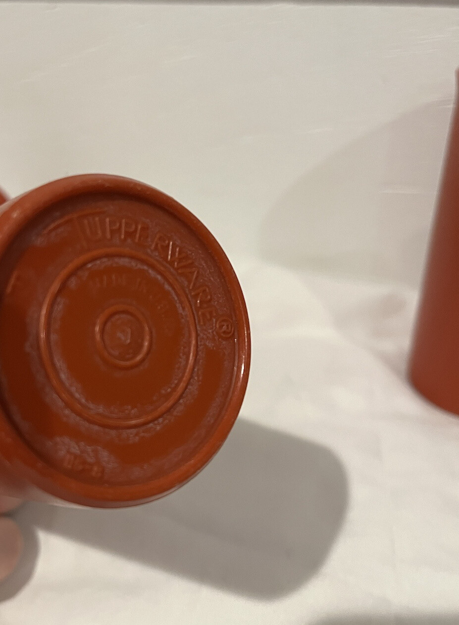 Tupperware Stackable Tumbler Cup Set of 3x Vintage