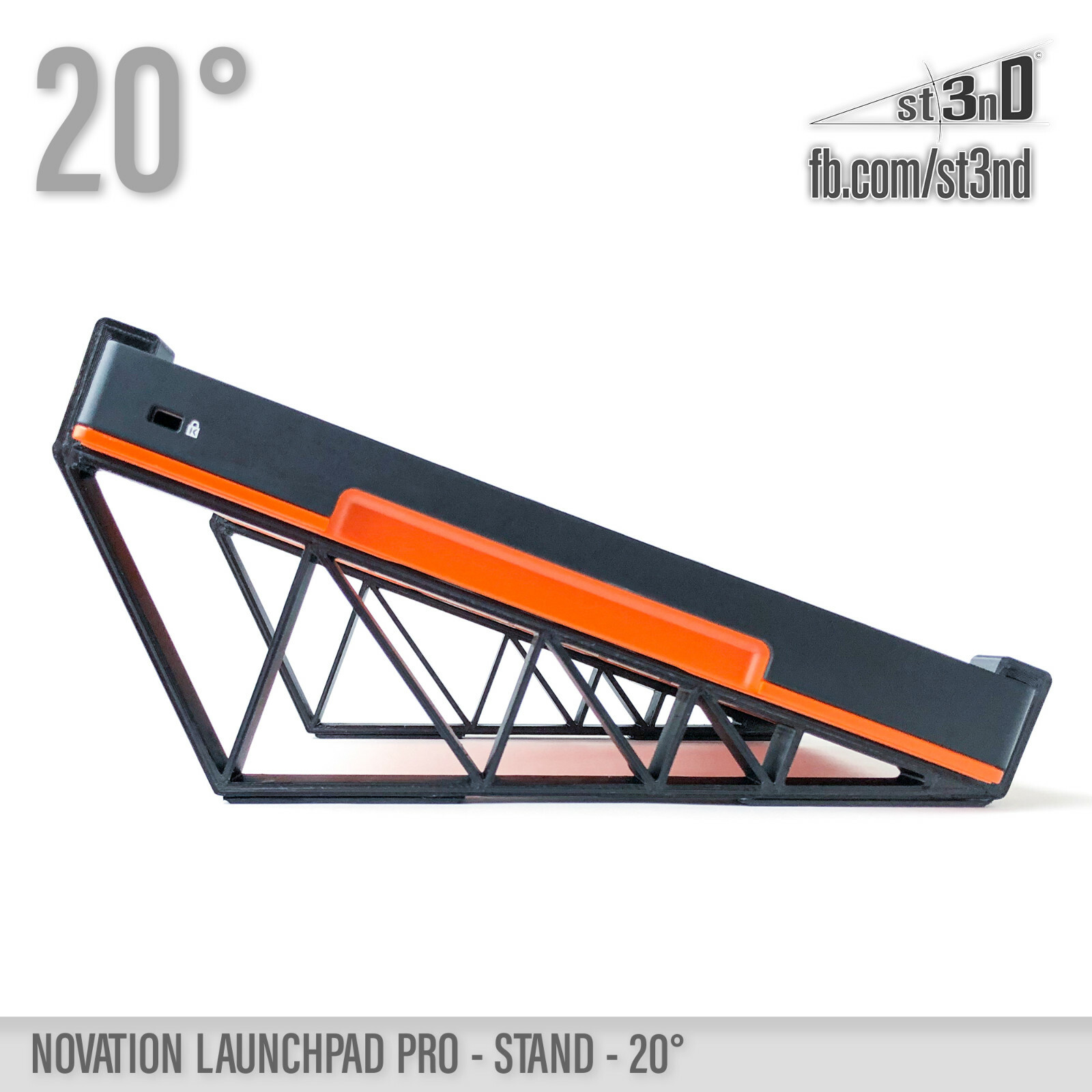 NOVATION LAUNCHPAD PRO STAND - 20 degrees - 3D printed - 100% Buyer satisfaction