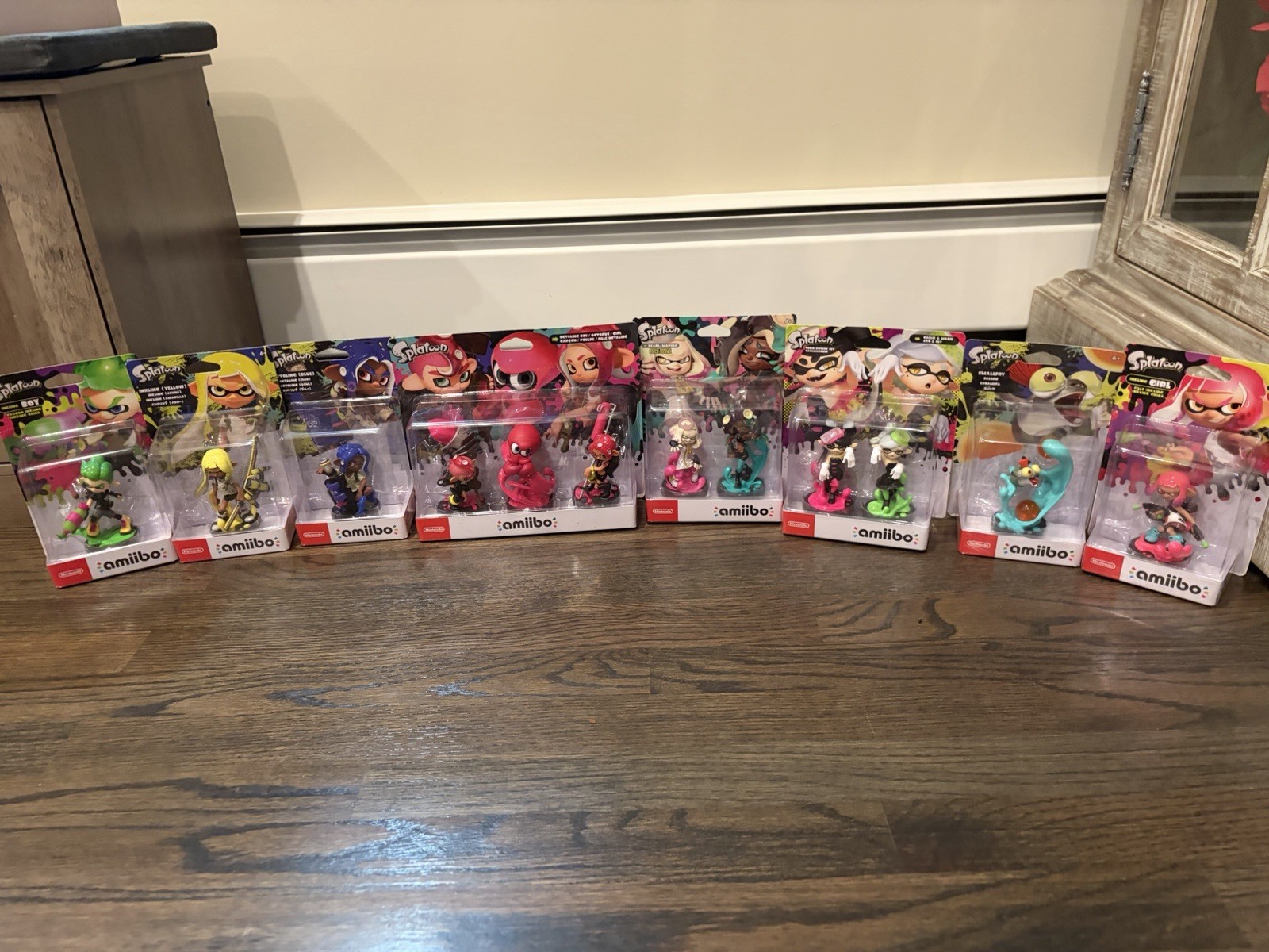 AMIIBO LOT OF 8 SPLATOON SERIES BRAND NEW RARE OLD