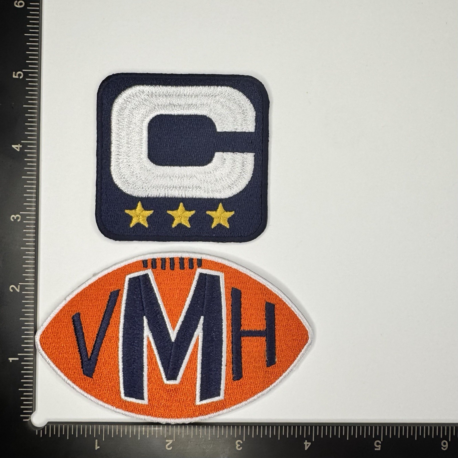Chicago Bears Captains Jersey Caleb Williams 3 Star Iron On Embroidered Patch