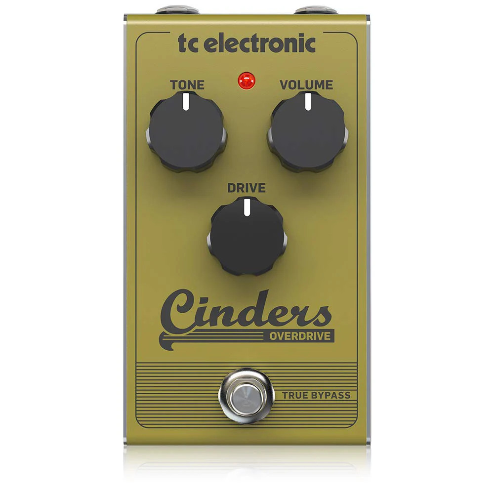 TC Electronic CINDERS OVERDRIVE Warm Tube-Like Overdrive Pedal