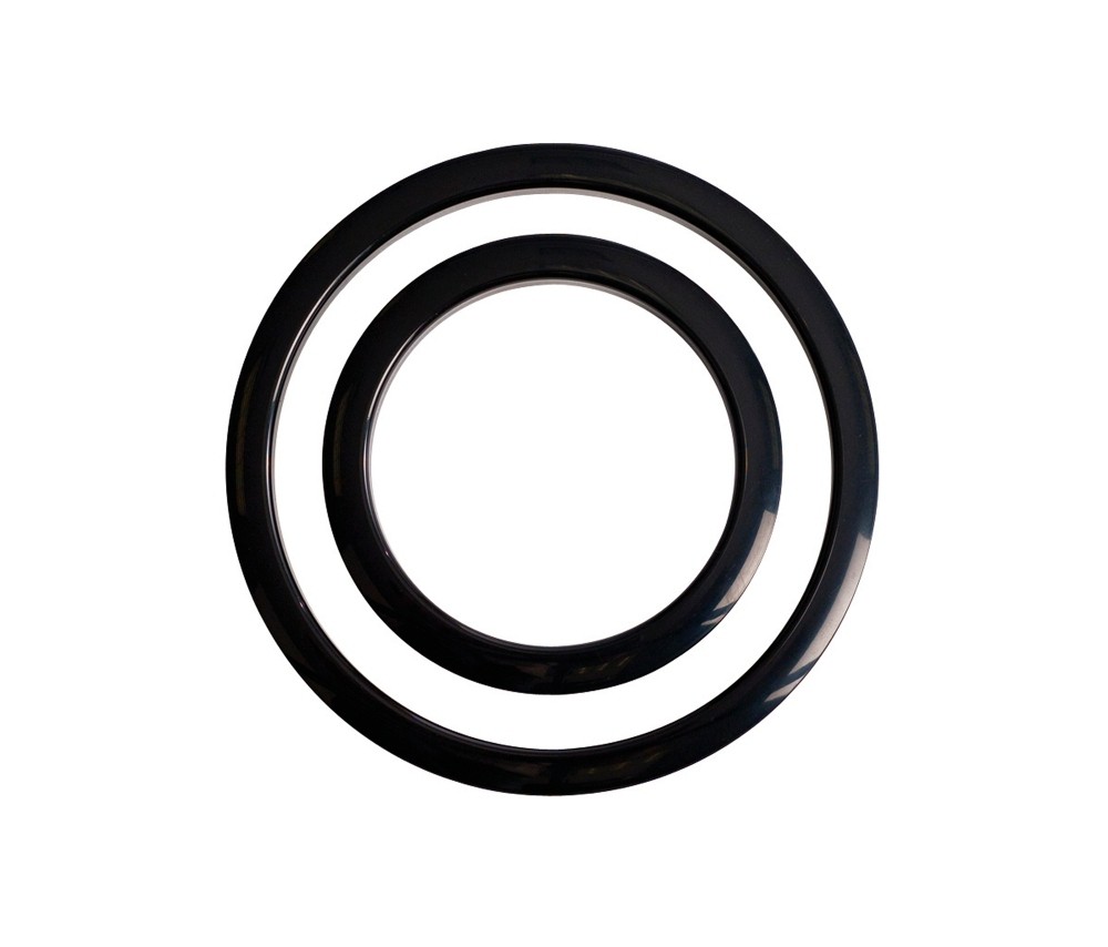 Gibraltar Port Hole Protector Black 4 in.