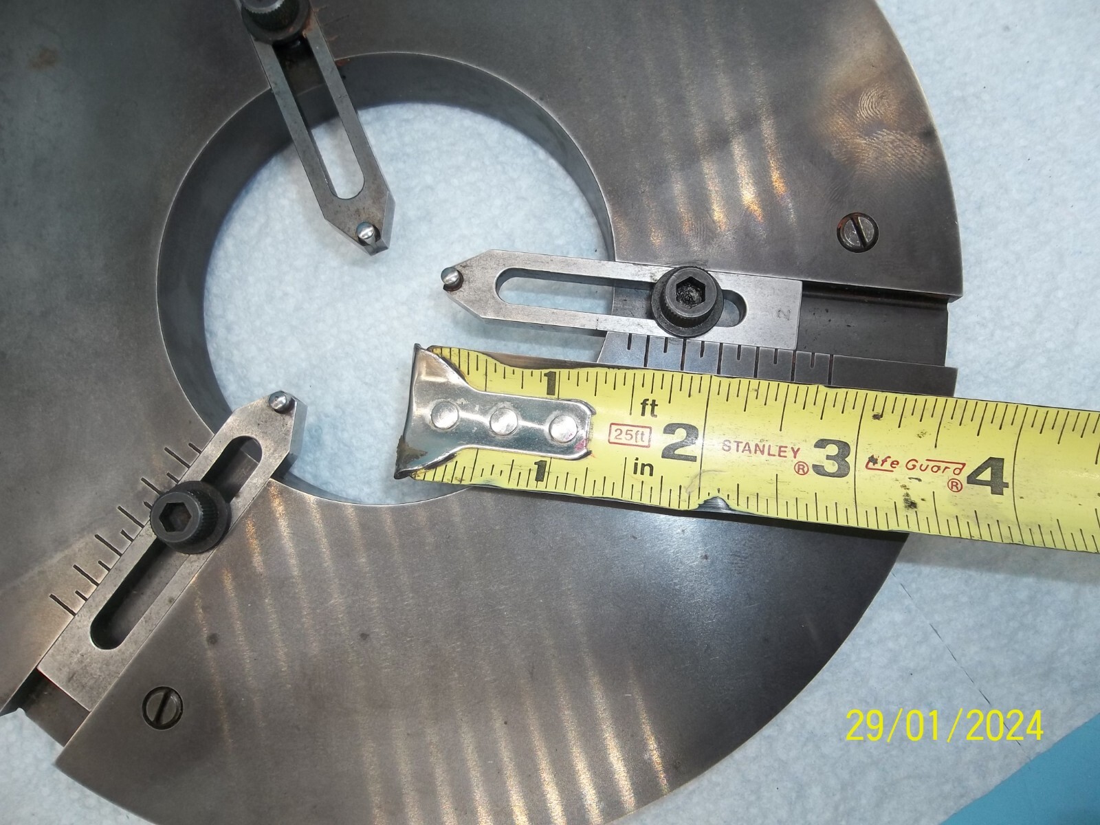 8" Round Metal Inspection Surface Plate (MS-558)