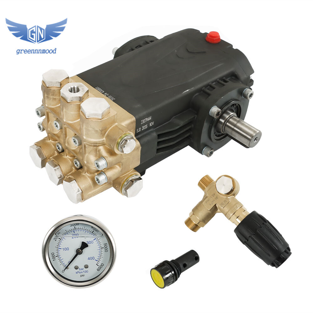 General Right Shaft 3500 PSI 5.6 GPM Pressure Washer Pump 4.5 HP Belt Drive Blue