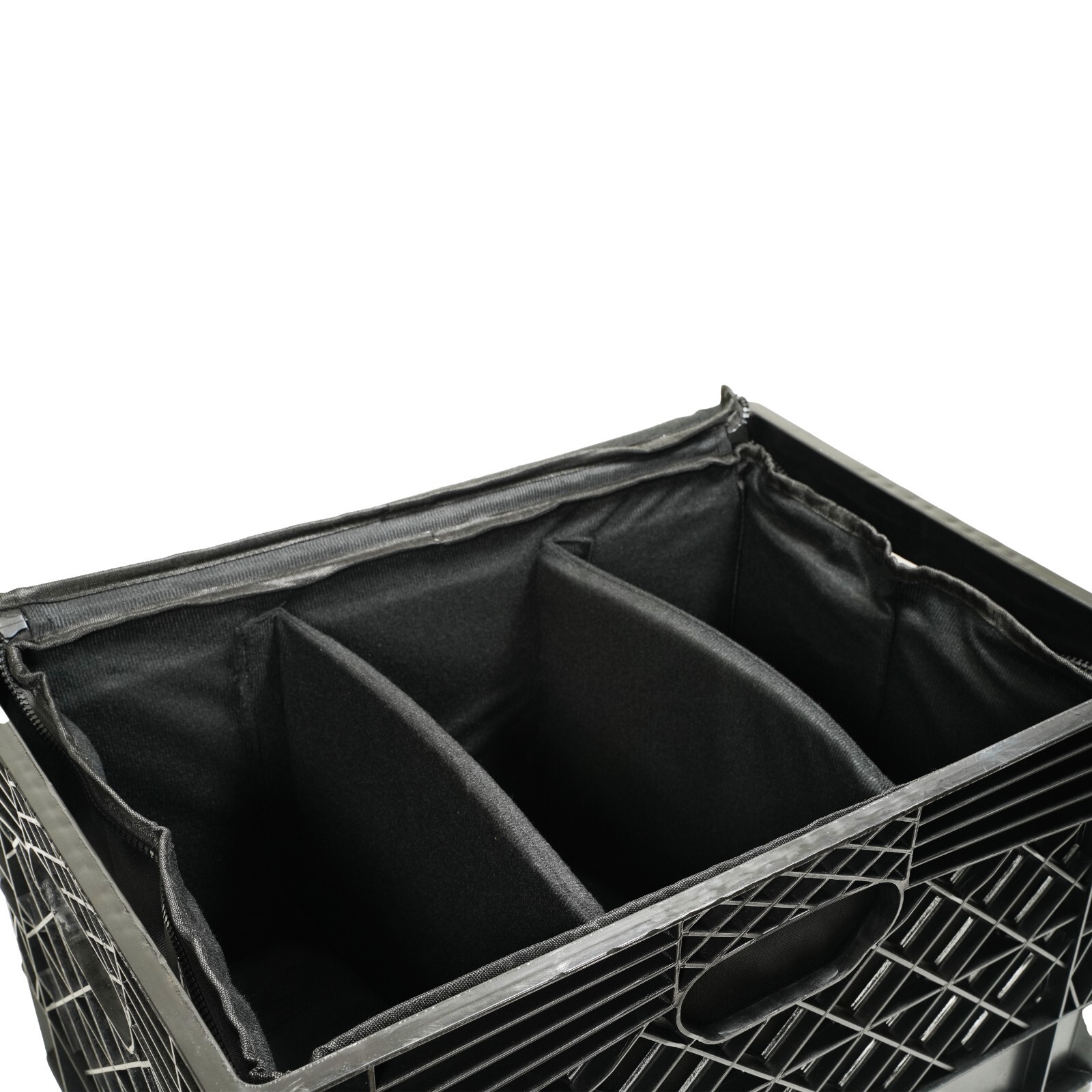 Filmmakers Rectangular Milk Crate Insert Storage Case / Zippered Bag (Case Only)