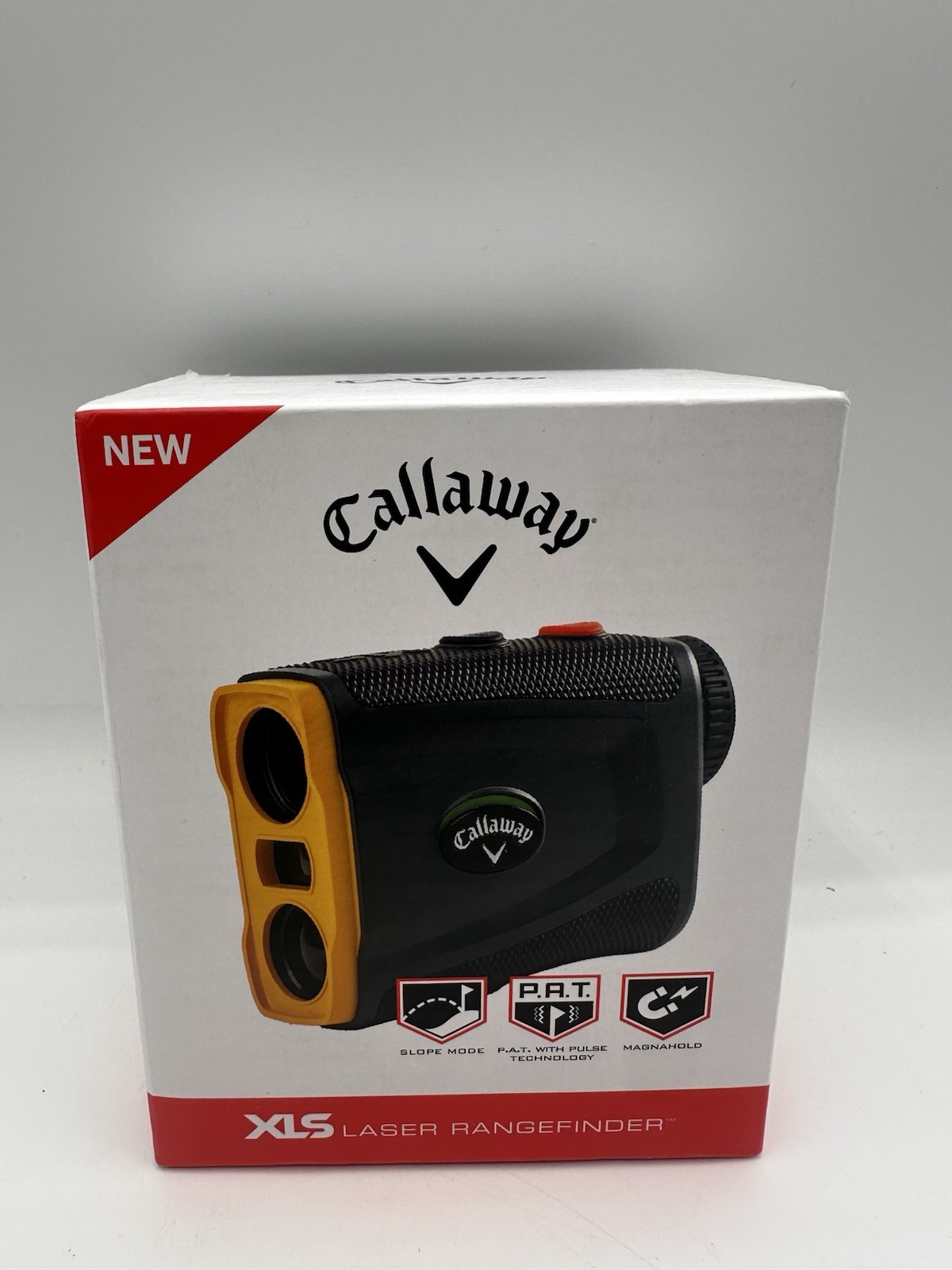 Callaway Golf XLS Slope Laser Rangefinder Magnahold Range 5-1000 yards, New