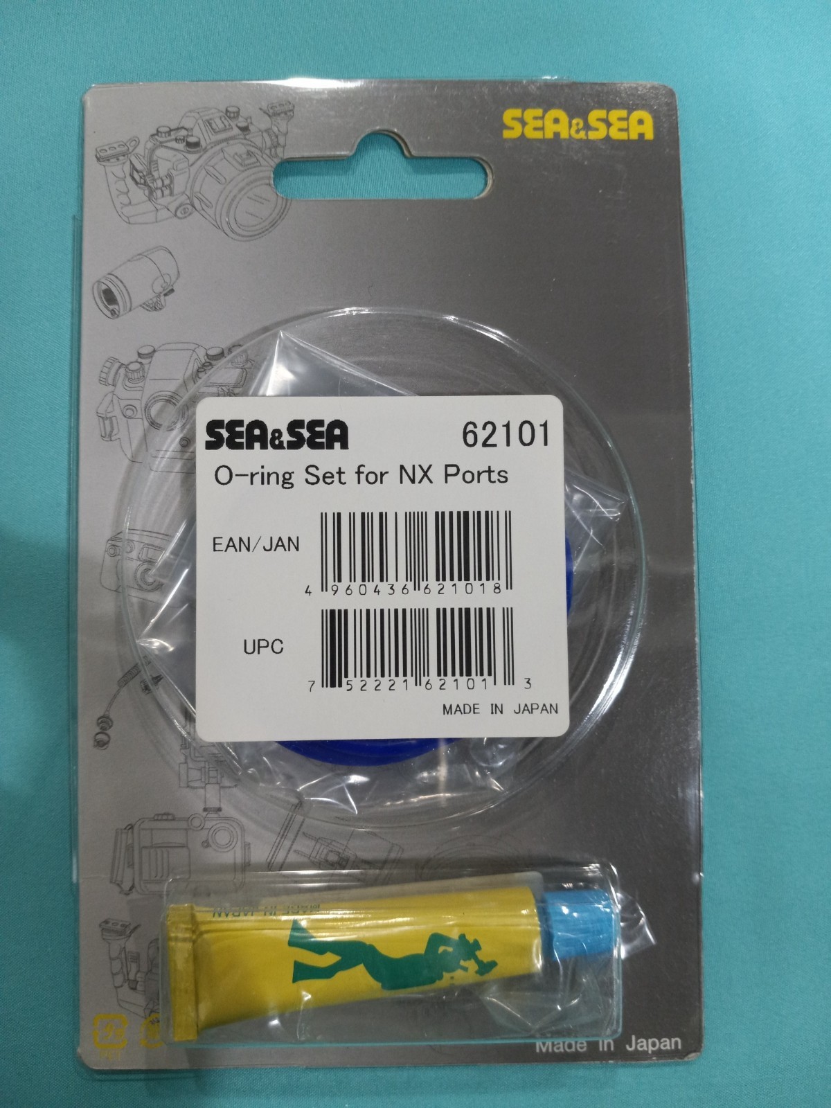 Sea&Sea o-ring set for NX Ports, New, contains o-ring and silicone grease