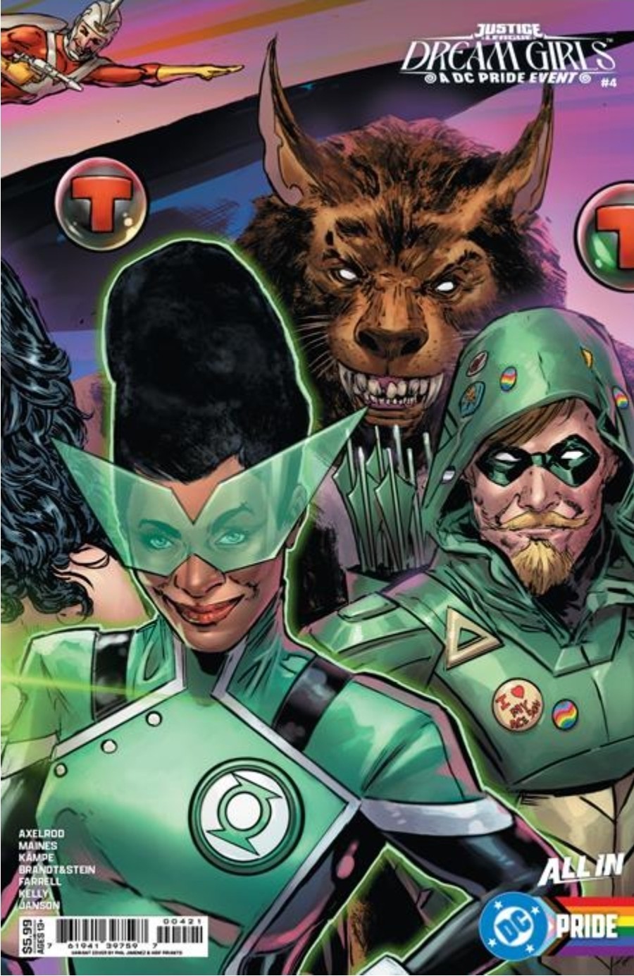 Justice League Dream Girls A DC Pride Event #4 Of 4 Cover B VAR Pre-Sale 6/24
