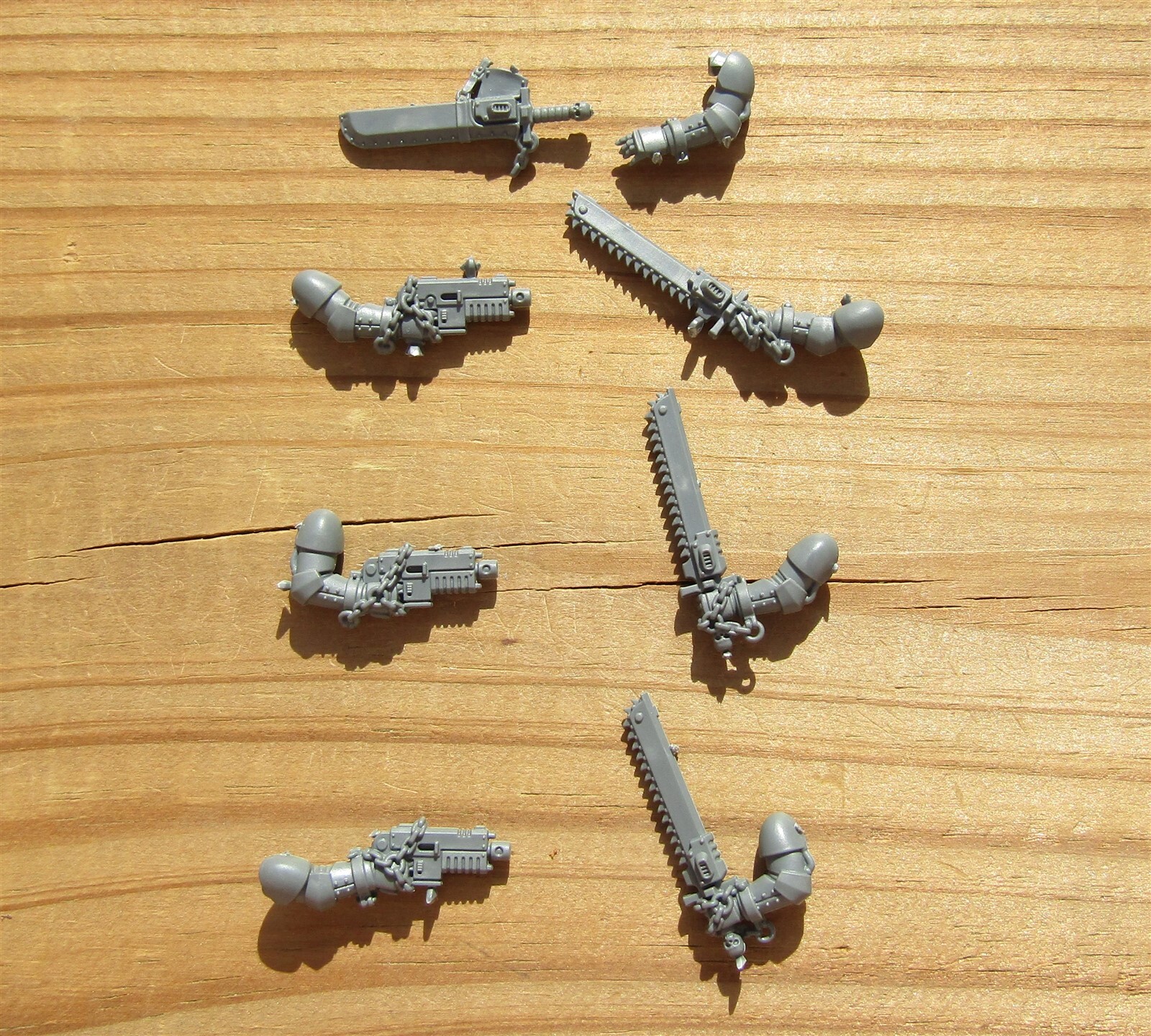 40K Black Templars Primaris Crusader Squad Initiate HBP & Chainsword Arms