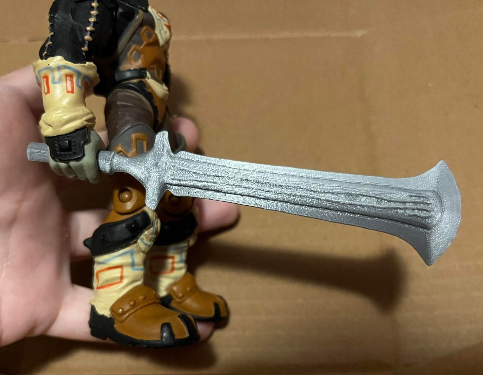 Custom Action Figure Accessory Zelda Ganondorf Sword Weapon 1/12 Scale US SELLER