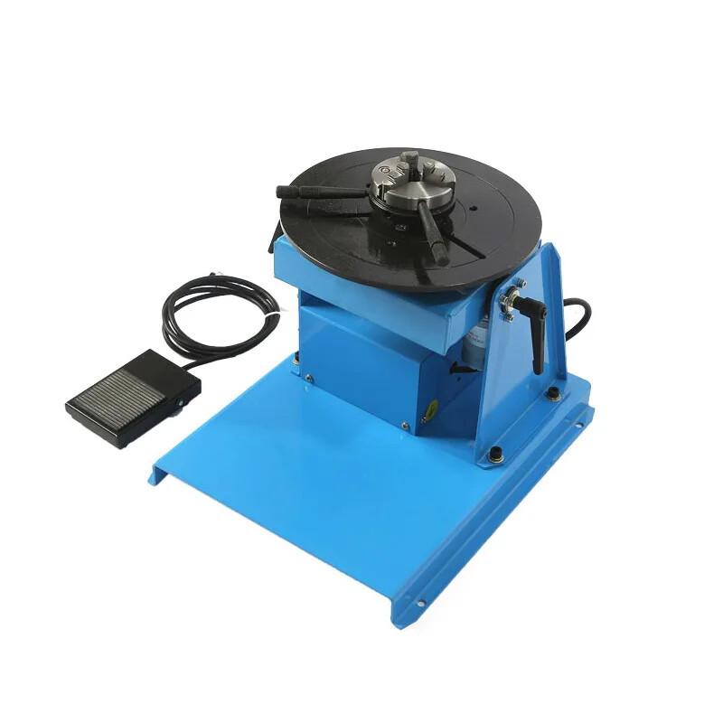65mm/80mm Chuck + HD-10 Mini Welding Turntable 3-Jaw Lathe Chuck Welding Table