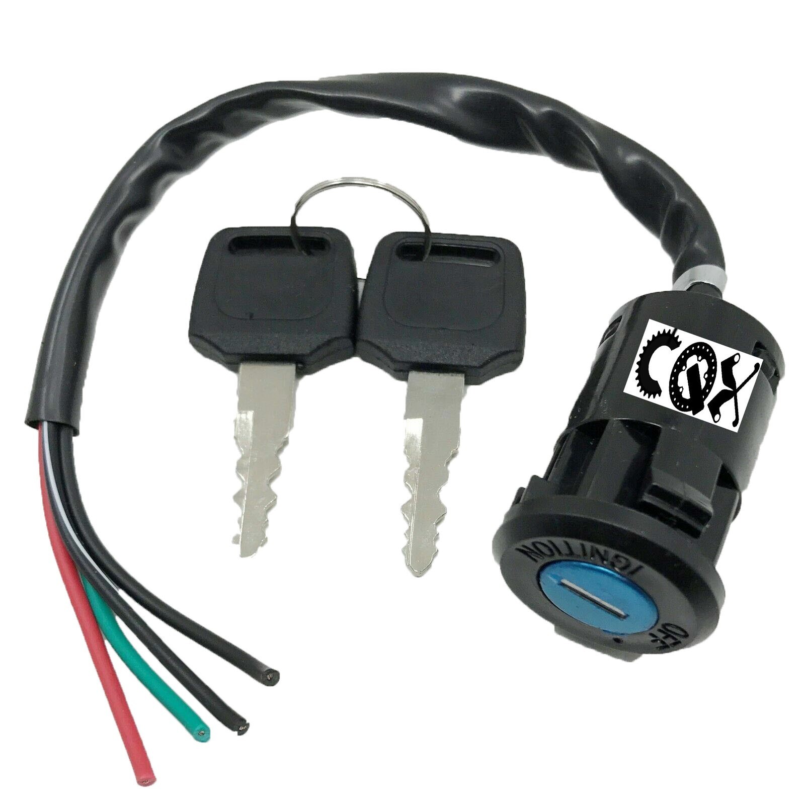 IGNITION SWITCH KEY 4 WIRES HONDA EXPRESS 50 URBAN NC50 NA50 NX50 PA50 PA50II