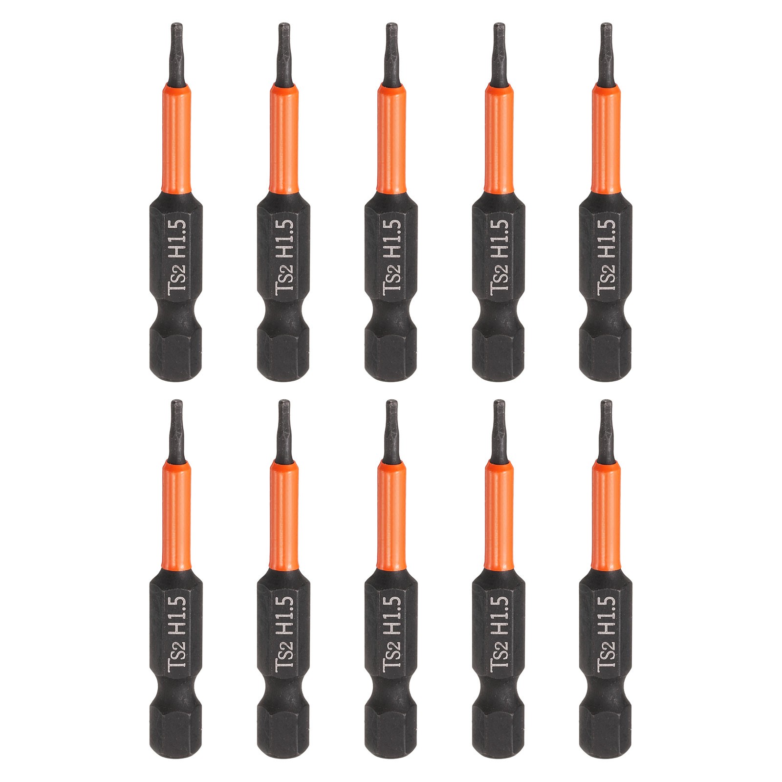 10pcs 1.5mm Metric Hex Head Wrench Drill Bit 50mm Length Magnetic Bits