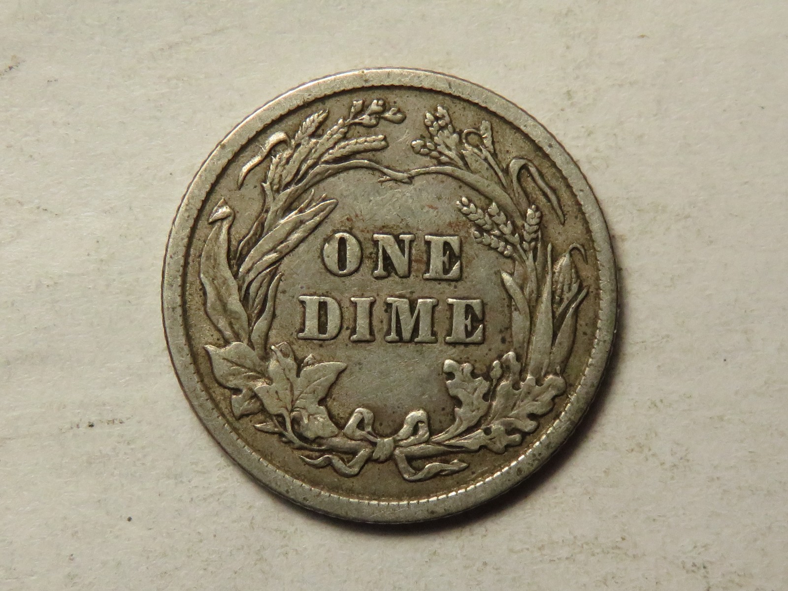 1910-P Barber Dime Grading VF/XF