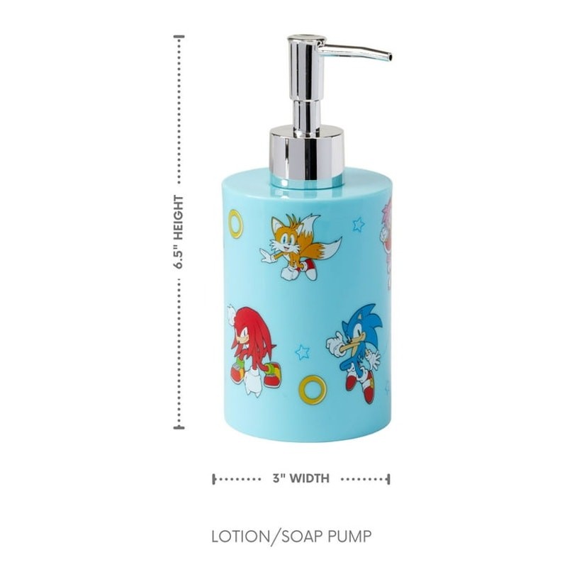 Sonic the Hedgehog 3-Piece Bathroom Accessory Set