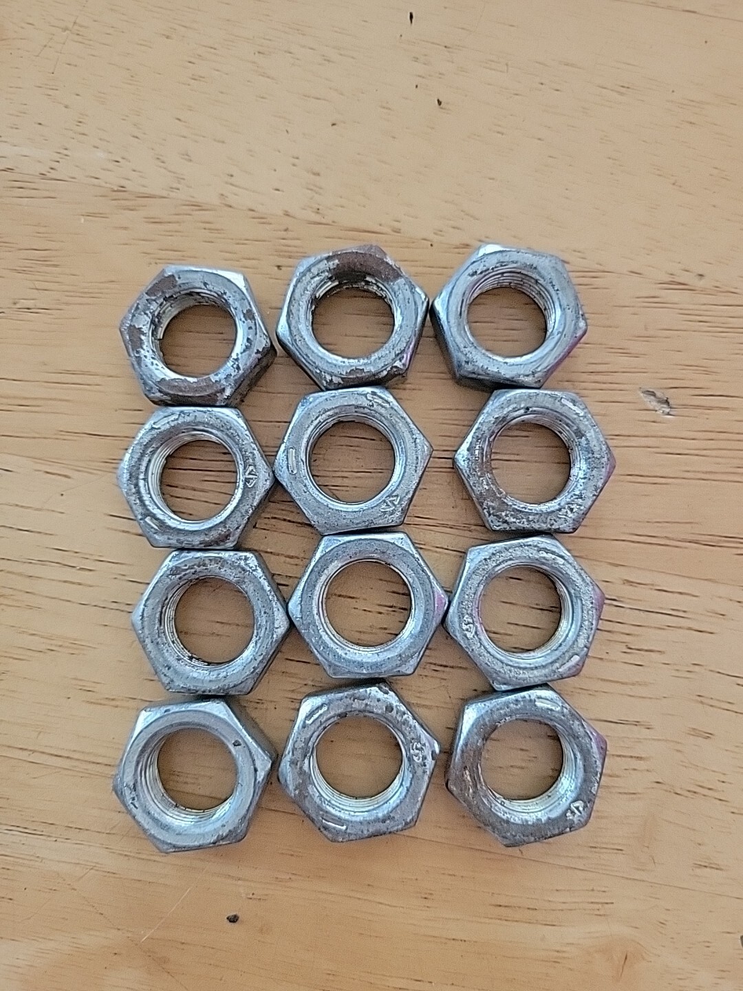 Jam Nuts 5/8" LH Left Hand Threads 5/8-18 jam nut (Qty 12)