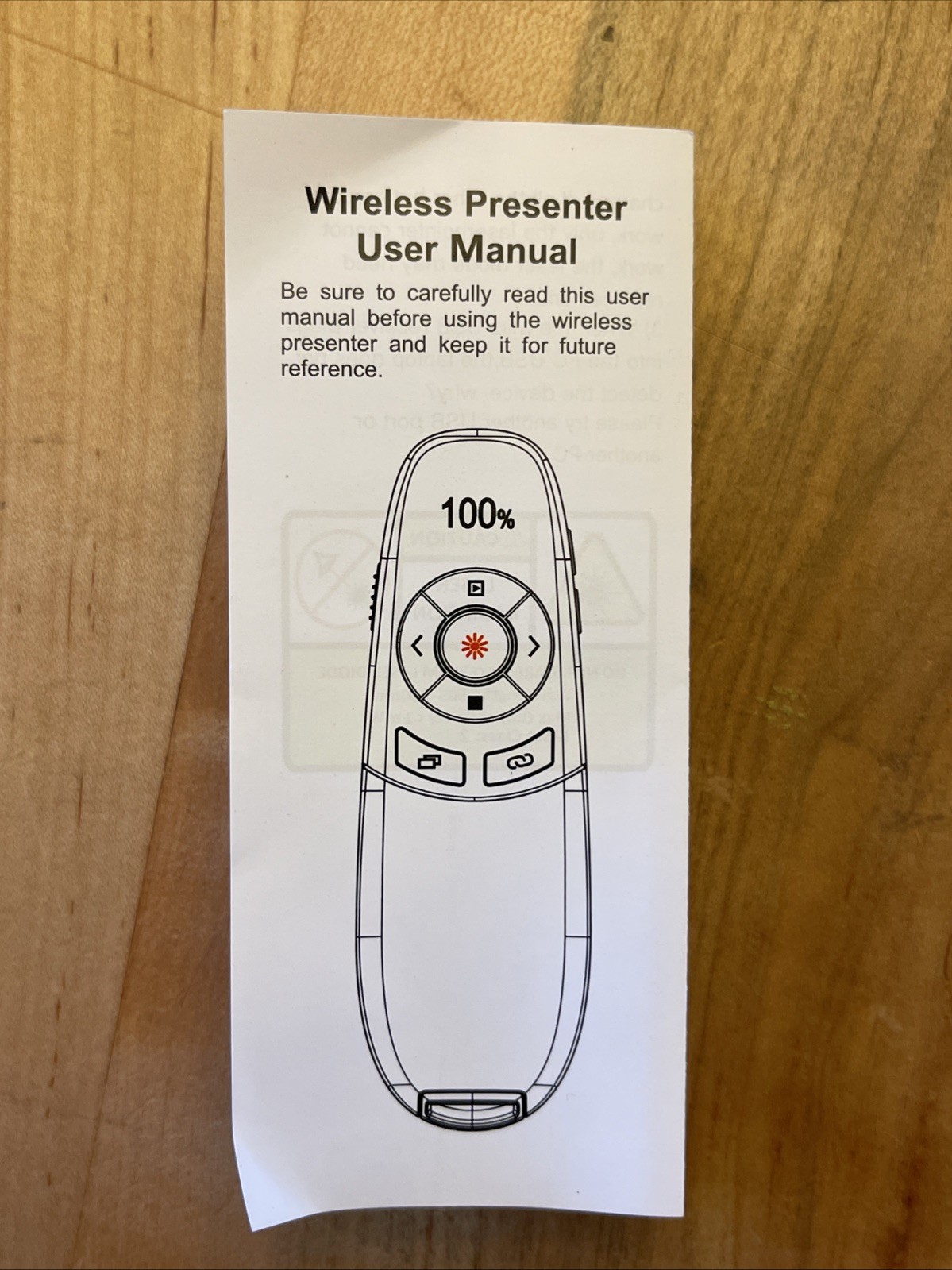 Wireless Presenter, Hyperlink Volume Control Presentation Clicker RF