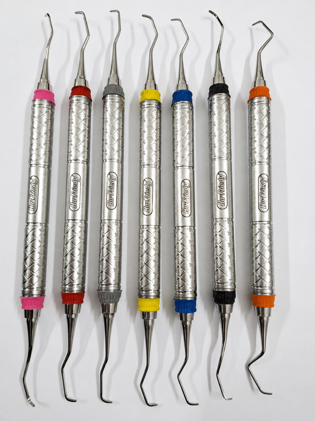 Hu-Friedy Gracey Curettes 7pc Set Dental Periodontal Instruments Curetas Scalers