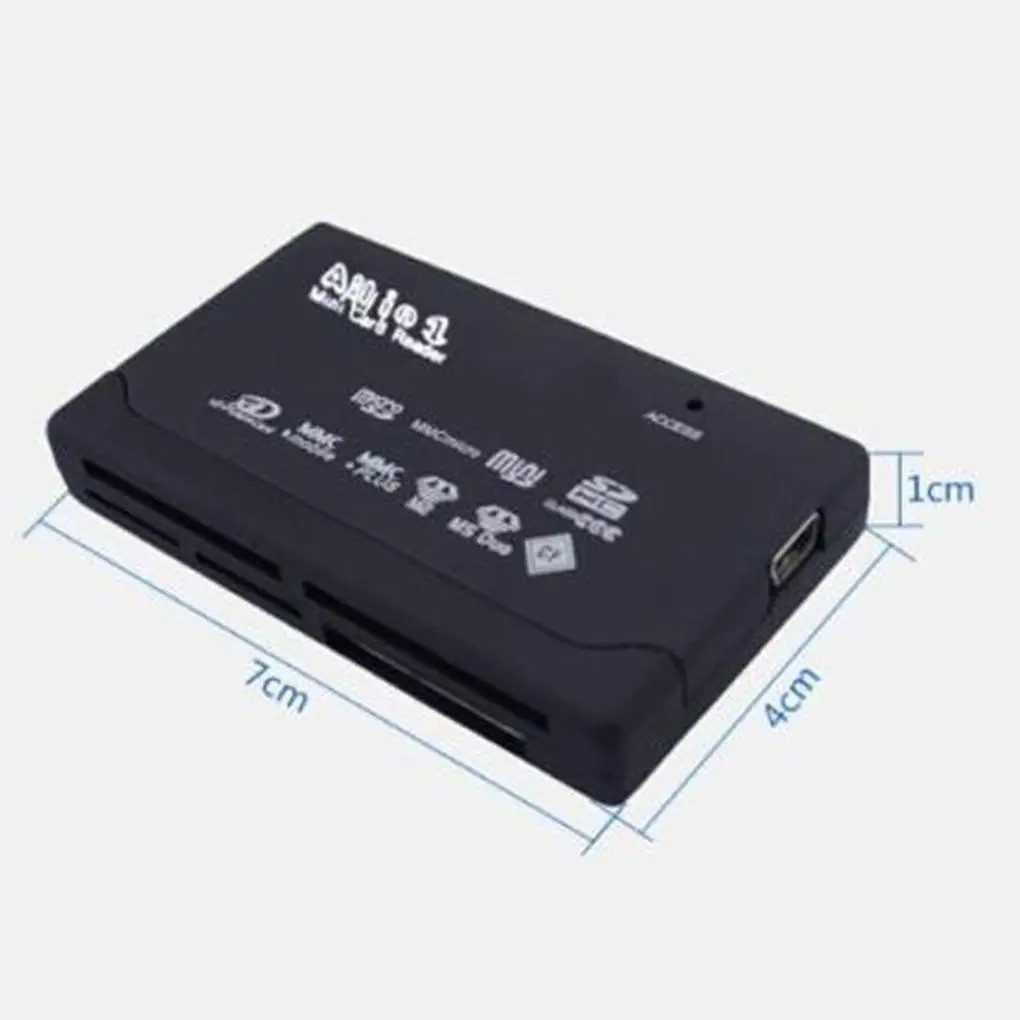 All in One 1 Memory Card Reader USB Adapter SD SDHC Mini Micro M2 MMC XD CF MS