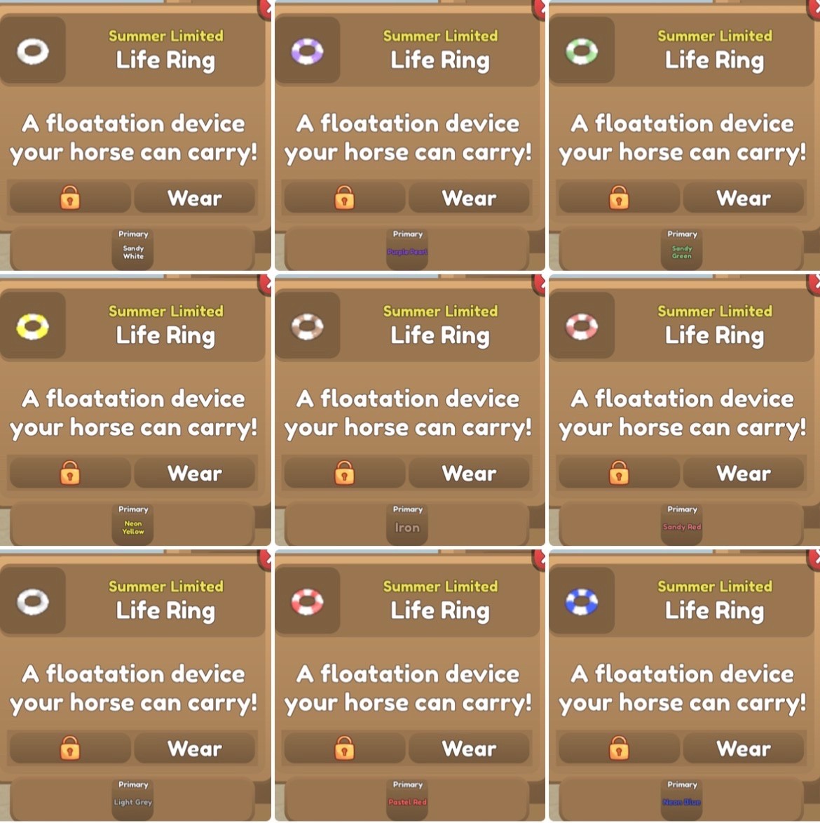Wild Horse Islands Life Ring 🛟