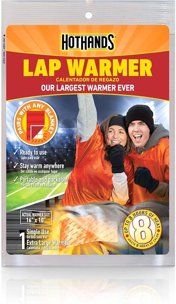 Hot Hands Lap Warmer 16 x 10” - 8 Hours of Long Lasting Heat, NEW, SEALED, WARM
