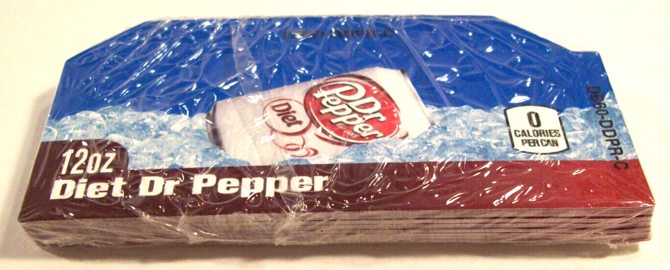 New 25 Ct Pack Dixie Narco Vending Machine Drink Labels Diet Dr Pepper Can Vendo
