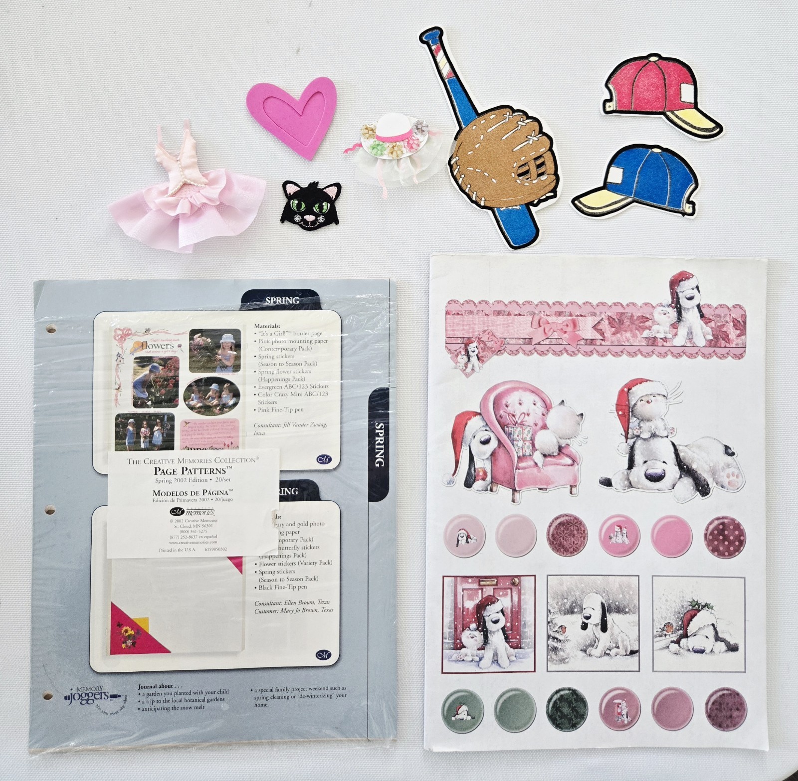 Creative Memories 2002 Page Patterns,32 Unbranded Pages w/Images
