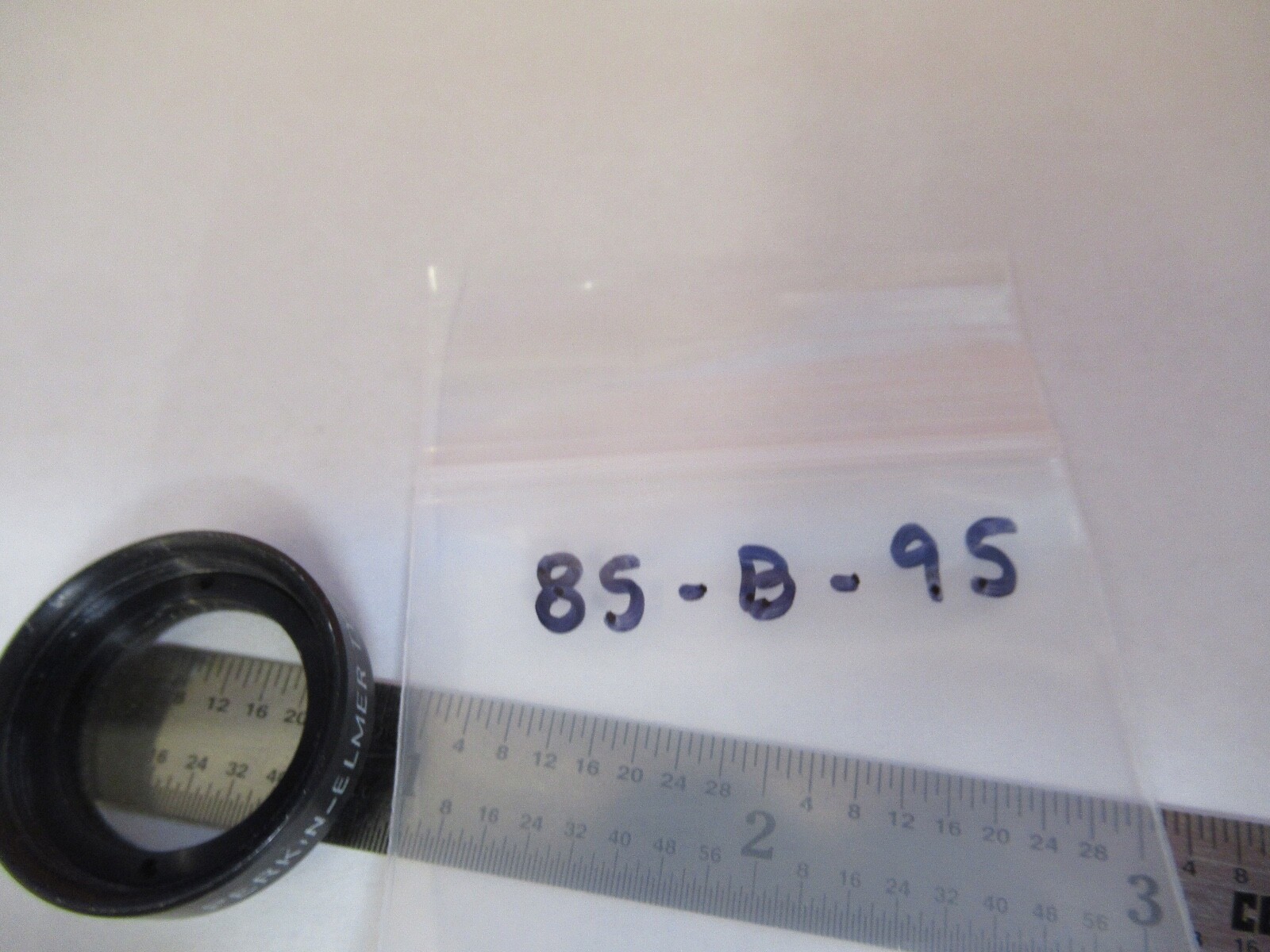 PERKIN ELMER 111 OBJECTIVE LENS MICROSCOPE PART OPTICS AS PICTURED &85-B-95