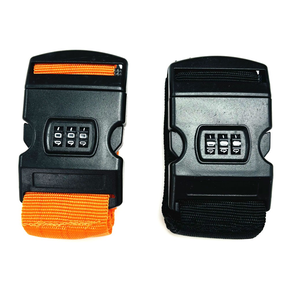 1 Travel Luggage Strap with Combination Lock Adjustable Easy to Use Protect Bags