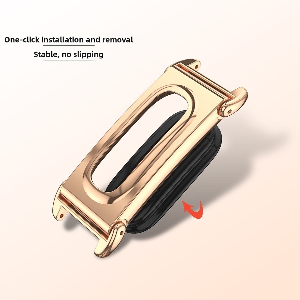 For Fitbit Air 14mm Metal Band Connector - Streamlined Connector Design