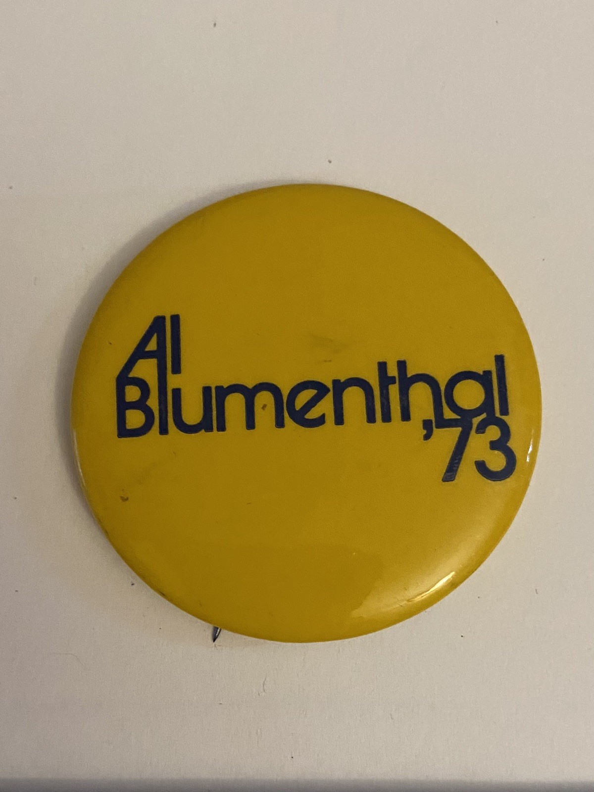 Al Blumenthal ‘73 New York Pin Back Button P141