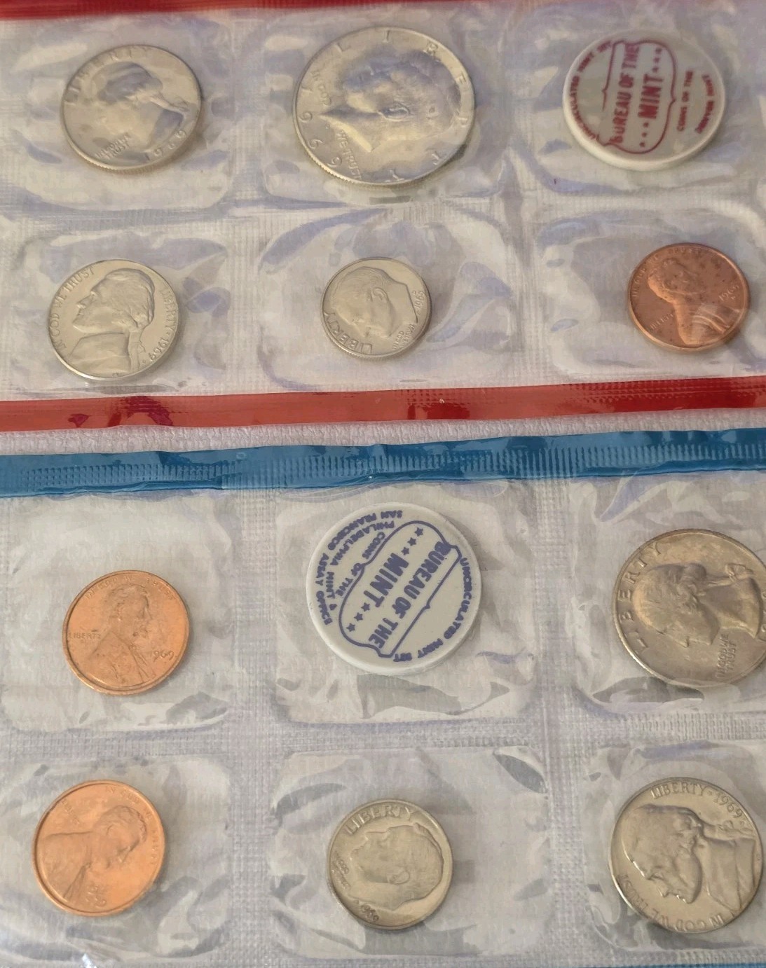 1969 United States Uncirculated 10-Coin Mint Set