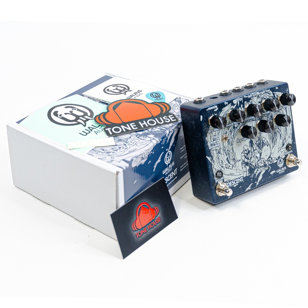 Walrus Audio Descent Reverb / Octave Machine Guitar Effect Pedal - New