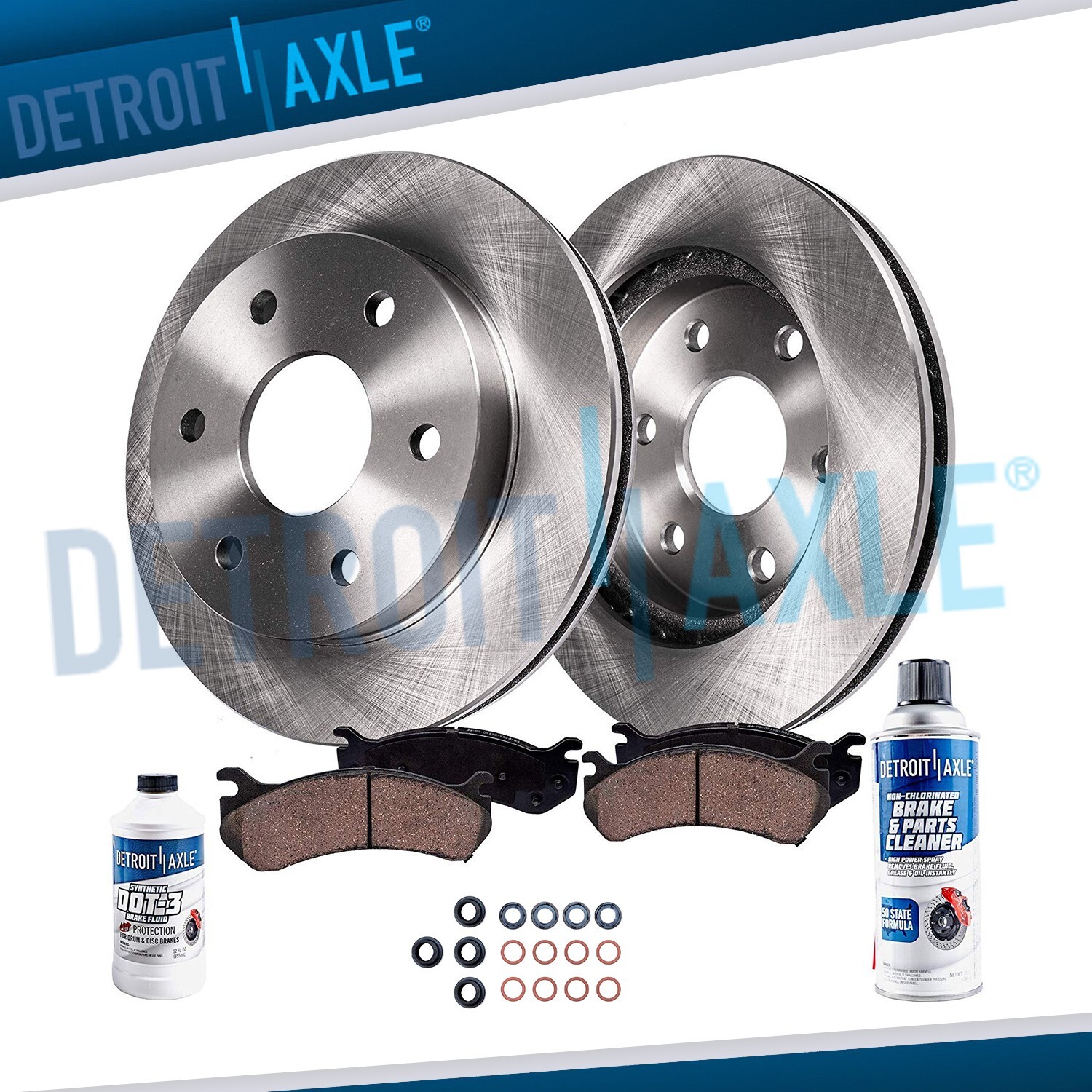 Front Brake Rotors + Brake pads for Chevy Suburban Tahoe K1500 GMC Yukon