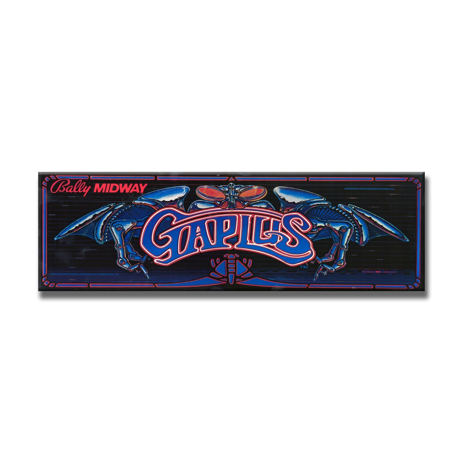 Galsplus Premium Arcade Marquee Insert Reproduction Header Backlit