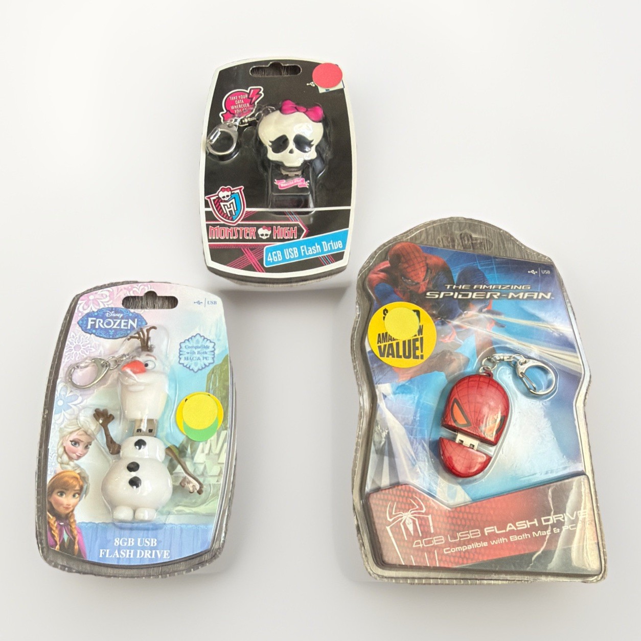Three sealed novelty drives straight out of 2013-2014