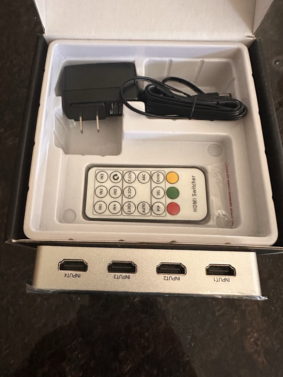 Get Connected NEW 4x1 HDMI Switch w/ IR wireless Remote, AC power🔥🔥🔥🔥🔥