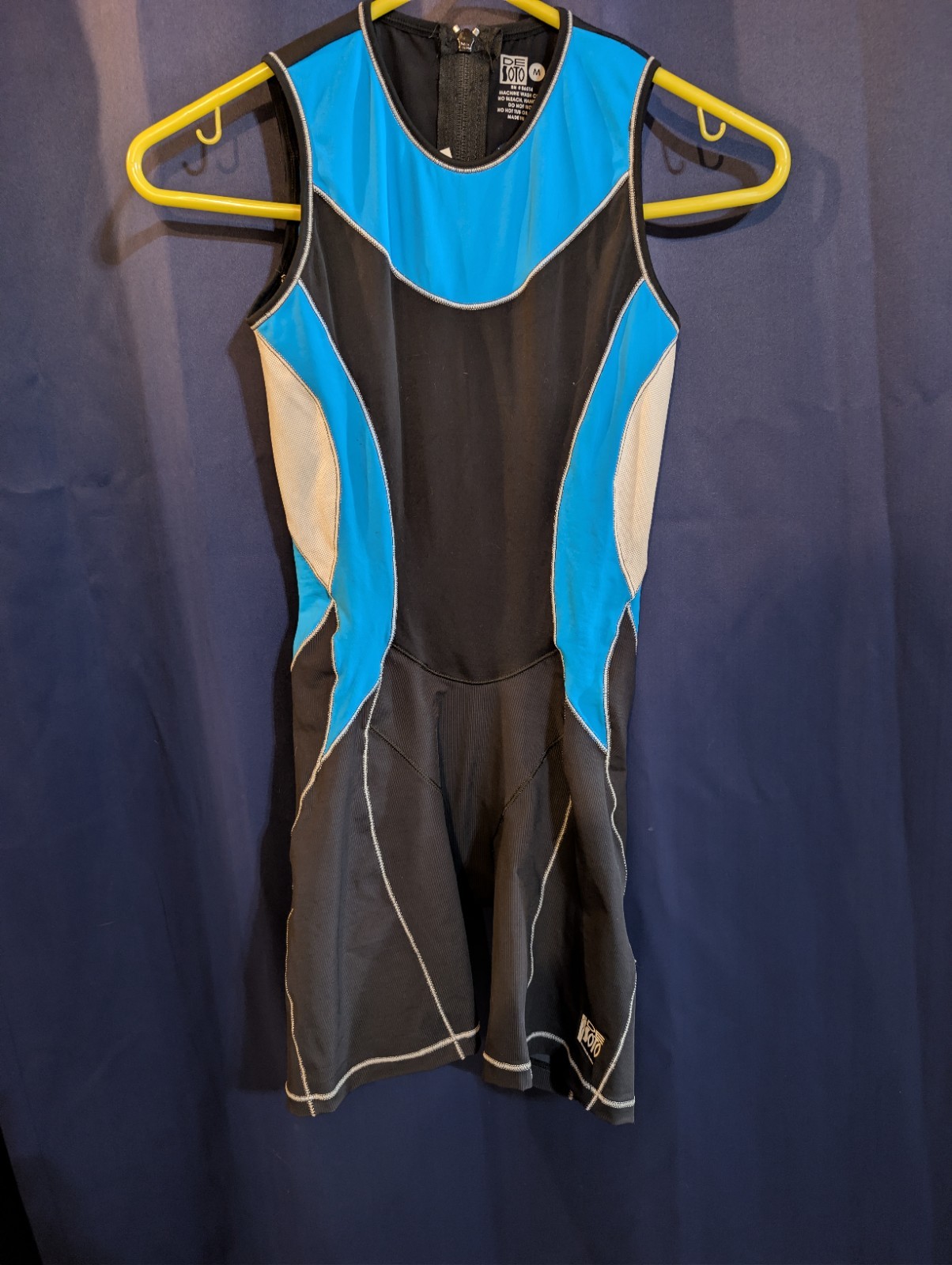 DeSoto Sport Femme Mobius Trisuit Womens Mediu Blue  Triathlon Training
