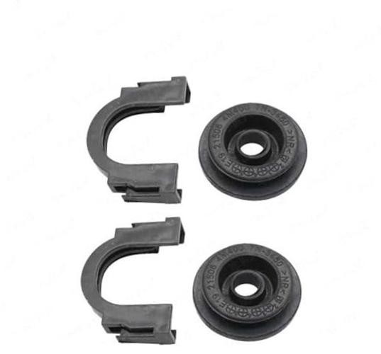 2 Sets Upper Radiator Mount Bracket and Bushing for Nissan Altima 2007-2013