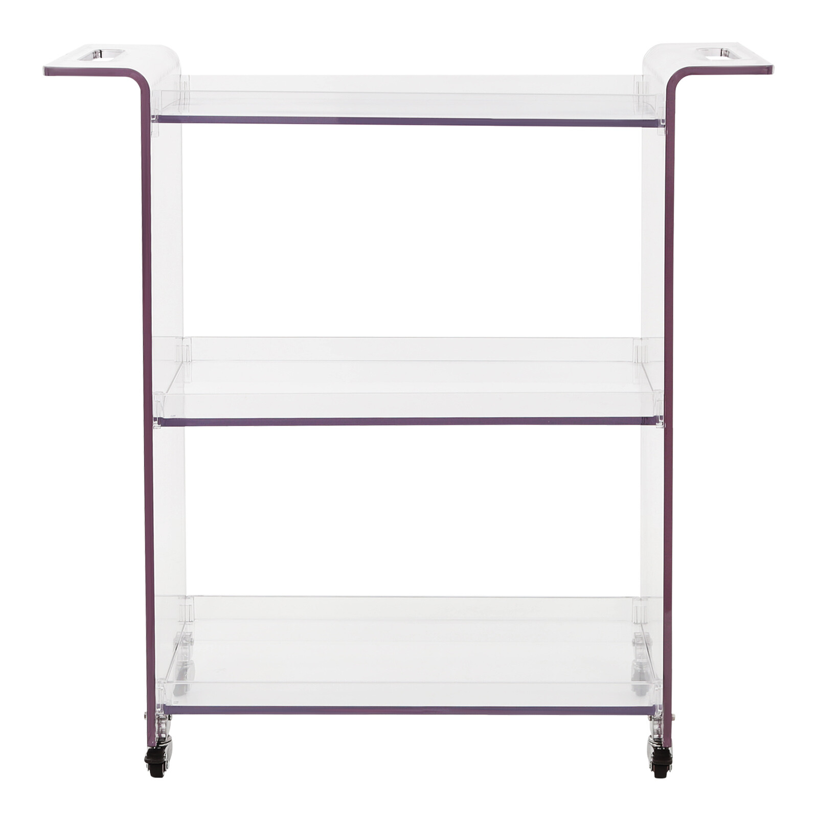 Mobile PC Rolling Cart,PC Cart with Wheels, Rolling Serving Cart