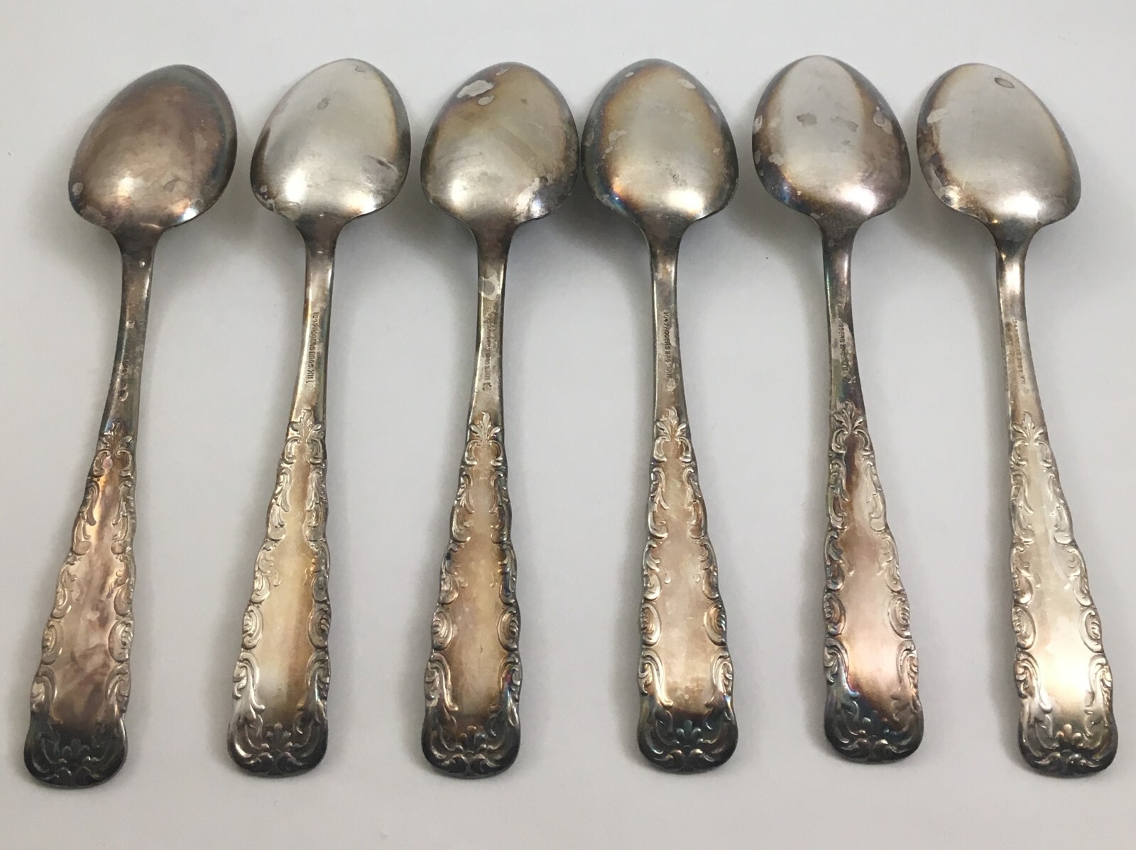 1847 Rogers Bros IS Portland Silverplate 6 Teaspoons Flatware