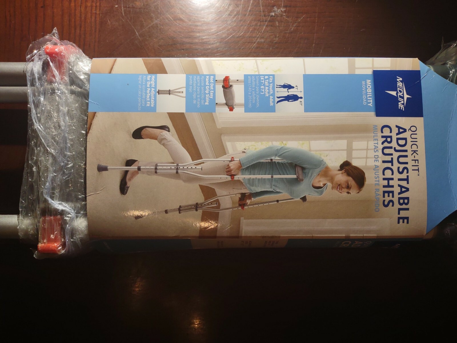 Medline Adjustable Crutches