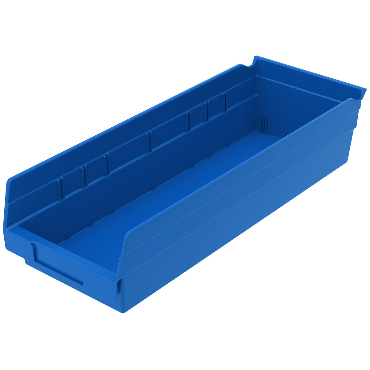 (12 Pack) 30138 Akro-Mils 17-7/8" x 6-5/8" x 4" Shelf Bin Storage Container