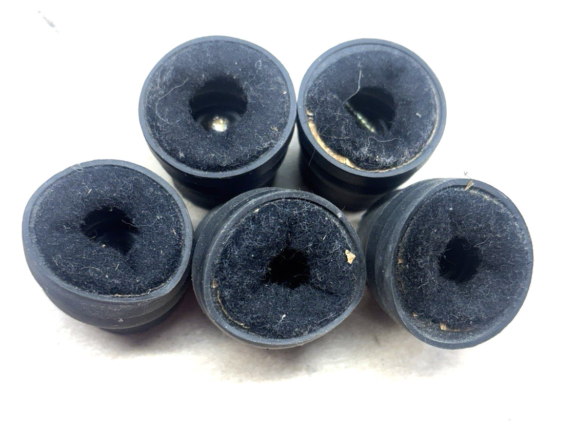 5 lot Technics turntable SL-23 Original Foot w/ Mounting Screw.