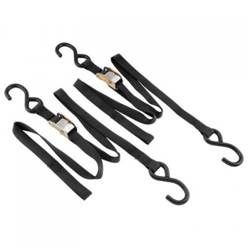 Ancra Classic Tie Downs w/Nylon Straps Black 40888-26