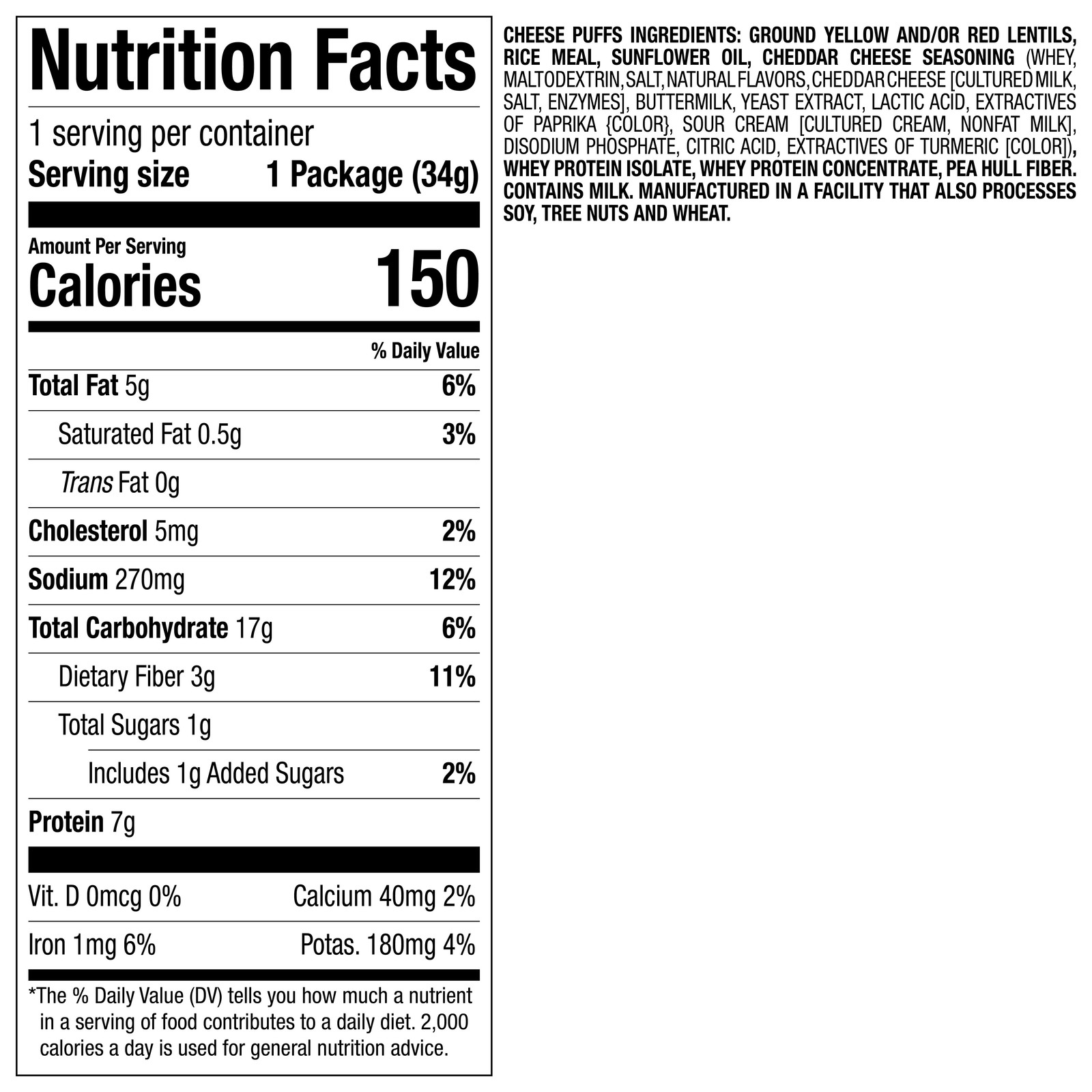 New Nutrisystem Cheese Puffs for Weight Loss Support, 8 Count